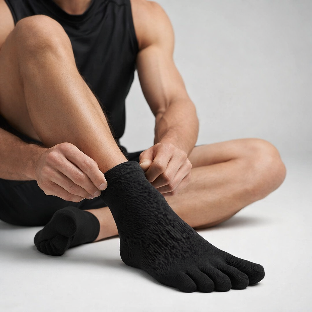 Chaussettes techniques à orteils séparés - Coolmax