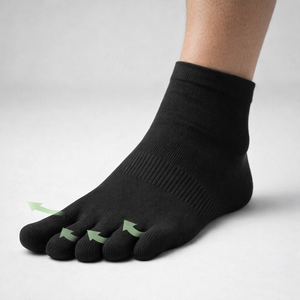 Chaussettes techniques à orteils séparés - Coolmax